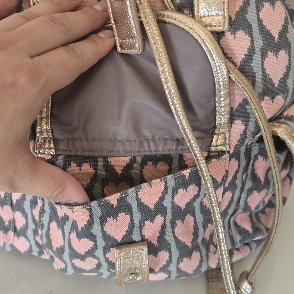 Candie's | Pink Heart Pattern Backpack - Picture 4 of 10